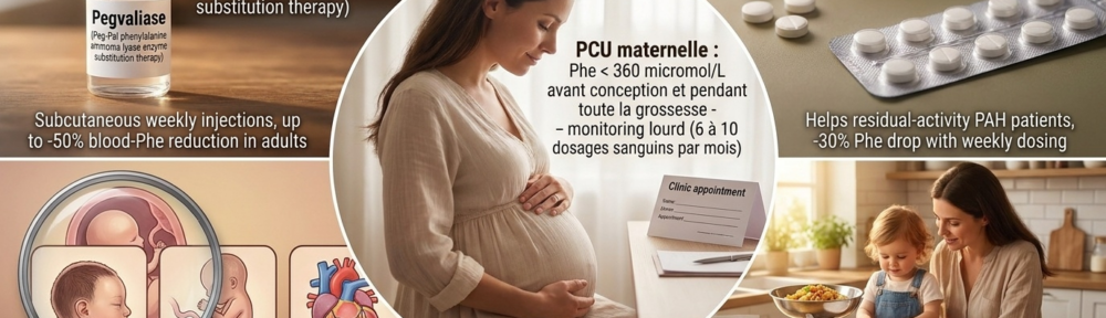 visualisation scientifique éditoriale en coupe du myocarde. Au centre, cœur en coupe longitudinale avec cardiomyocytes agrandis, multifocal zones de nécrose remplacées par fibrose. Encart A (gauche) : représentation 3D d'un tétramère enzyme Glutathione-Peroxidase 4 (GPx4) intégrant un atome de sélénium (Se, Z=34, sphère métallique rouge) au site actif sélénocystéine (Sec/U) ; fonctionnement normal avec réduction des hydroperoxydes lipidiques (LOOH) en alcools inoffensifs (LOH) couplé au cycle GSH→GSSG. Encart B (double comparaison) : à gauche ventricule sain, cardiomyocyte avec GPx4 active et Coxsackievirus B3 bénin, étiqueté « Se suffisant — virus atténué » ; à droite ventricule Se‑déficient, même virus devenu virulent CVB3v avec six mutations clés (I268F, K141E, N165D, etc., hypothèse de Beck 1995), cardiomyocytes lysés, infiltrat mononucléé. Lumière cinématique pulsée « battement cardiaque », style éditorial scientifique documentaire.