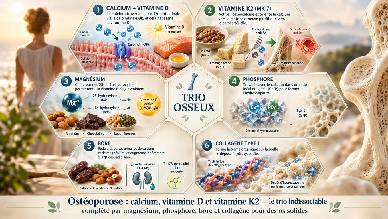 DXA pour mesurer, exercice en charge pour densifier, cesser de fumer/bien doser la cortisone pour protéger – anticiper plutôt qu'attendre la fracture.